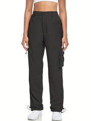 Women's Loose Outdoor Sports Pants Quick drying Thin pocket