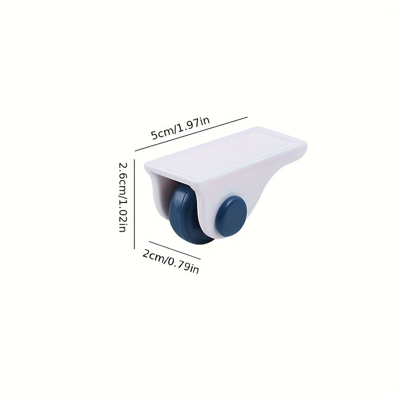 4pcs Storage Box Roller Wheels Sticky Wheels Household Furniture Casters