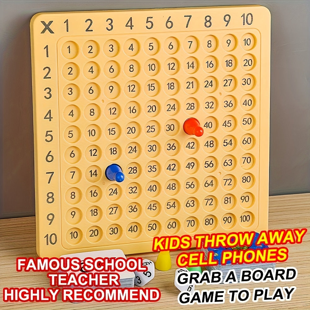 Multiplication Table Puzzle Game for Kids, School Math Teaching Aid Toy