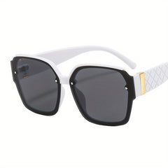 Men's Retro Square Frame Sunglasses UV Resistant