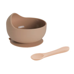 Silicone Bowl & Spoon Set for Safe Feeding