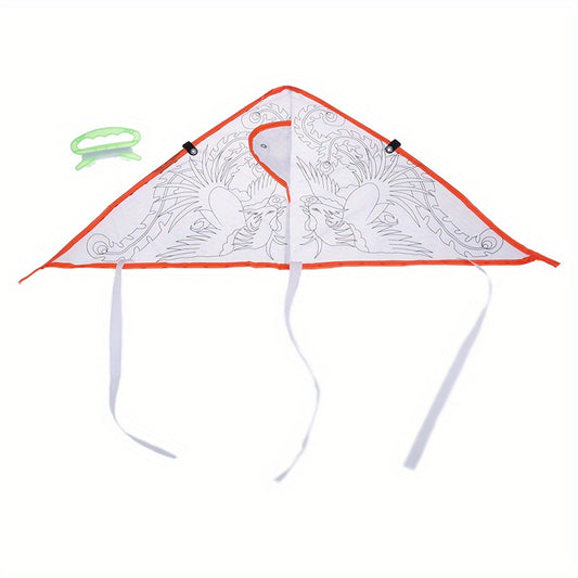 Kids DIY Kite Educational Kite With Handle And Thread