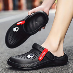Women's Flat Clogs Sandals Adjustable Strap Non Slip Outdoor Beach Slippers