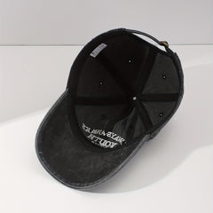 YOUTH Embroidered Baseball Cap Washed Distressed Sunshade Dad Hat
