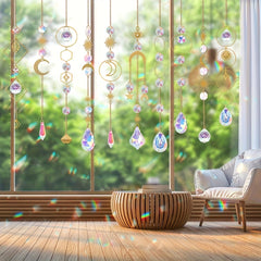 200pcs Crystal Sun Catcher DIY Kit Window & Garden Decor
