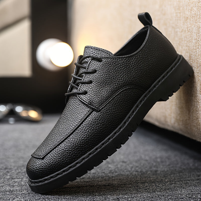 Men's Formal Lace-up Derby Shoes for Business Events