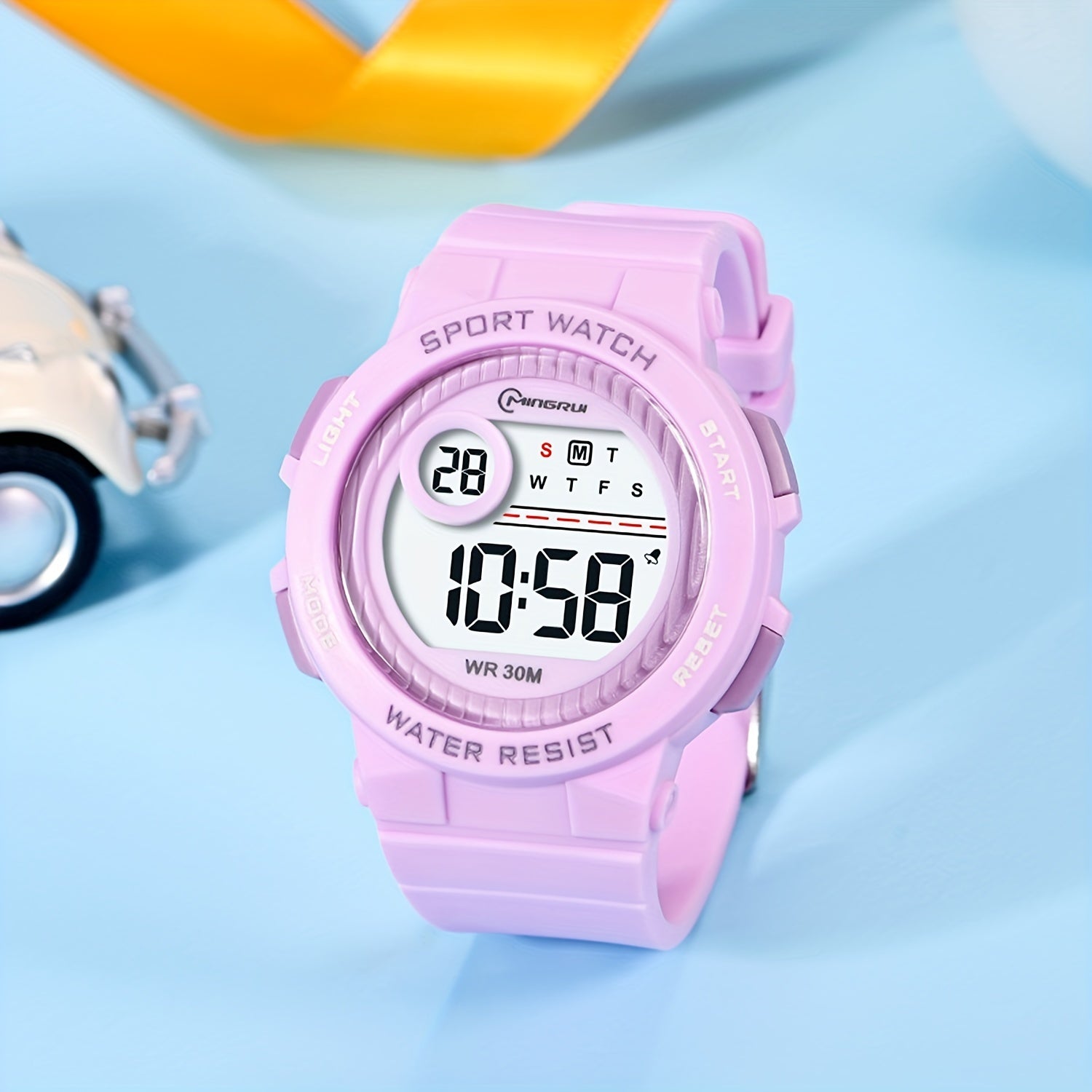 Electronic Watch Night Glow alarm Clock calendar stopwatch Functional