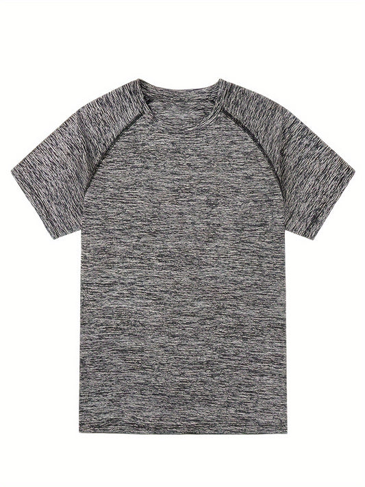 Kids' Solid Comfy Quick-Drying Short Sleeve T-Shirt - Summer Sports