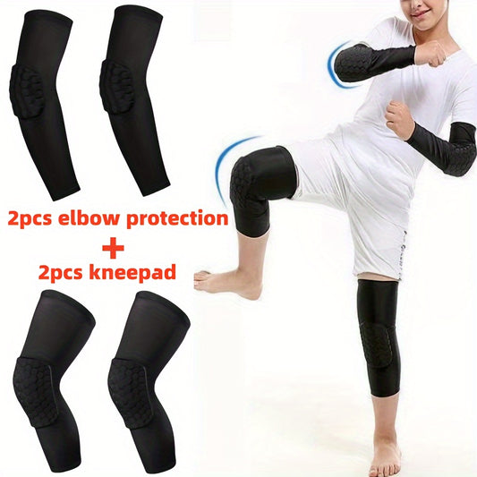 4pc Small Sports Knee Elbow Protection Set Skating Riding Running Yoga