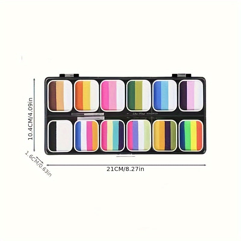 Fairy Face Paint Kit Water Soluble Non Toxic Body Art Palette