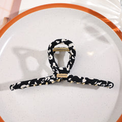 Leopard Print Hair Clip Large Strong Hold Hair Clamp