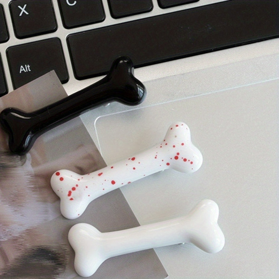 3pcs Bone Shape Hair Clip Sweet Hair Accessories Hair Ornament Side Clip