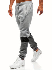 Men's Zipper Pocket Joggers Casual Loose Fit Pants