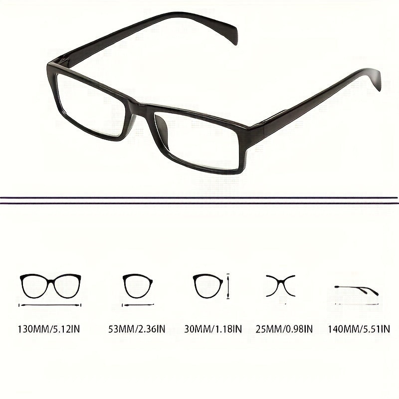 2pcs Multifocal Readers Reading Glasses For Women Men Bifocal 50-250