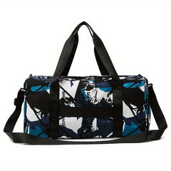 Large Capacity Dry/Wet Bag w/ Shoe Compartment for Travel Fitness