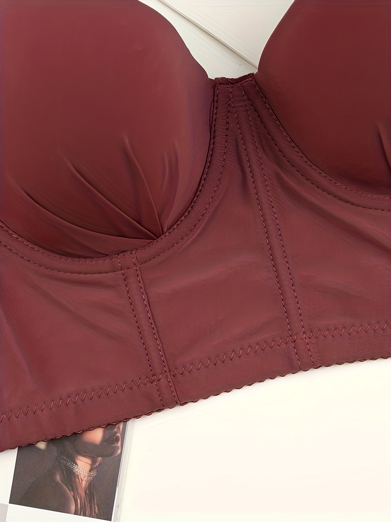 Sexy Solid Push Up Bra Comfy & Breathable Anti-sagging Everyday Bra