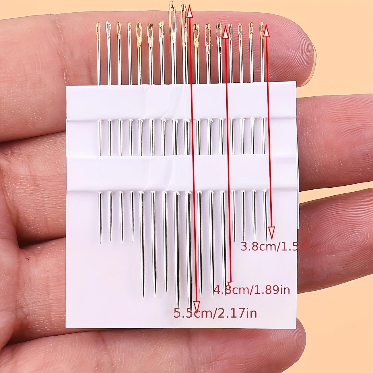 16pcs Hardcover Needle Sewing Clothes Needle Household Hand Needle