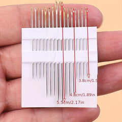 16pcs Hardcover Needle Sewing Clothes Needle Household Hand Needle