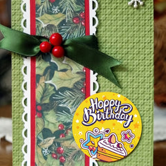 500pcs Birthday Happy Sticker Roll Gift Bag Lid Sticker For Gift Wrapping
