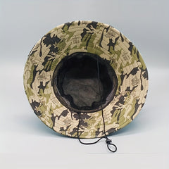 Men's Sunscreen Large Brim Sun Hat Outdoor Travel Fishing Hat