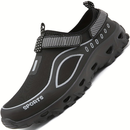 Men's Chunky Water Shoes w/ Hook & Loop Casual Outdoor Walking Shoes