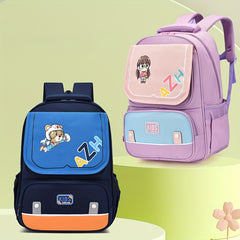 Kids Cartoon Schoolbag - Large Capacity Backpack