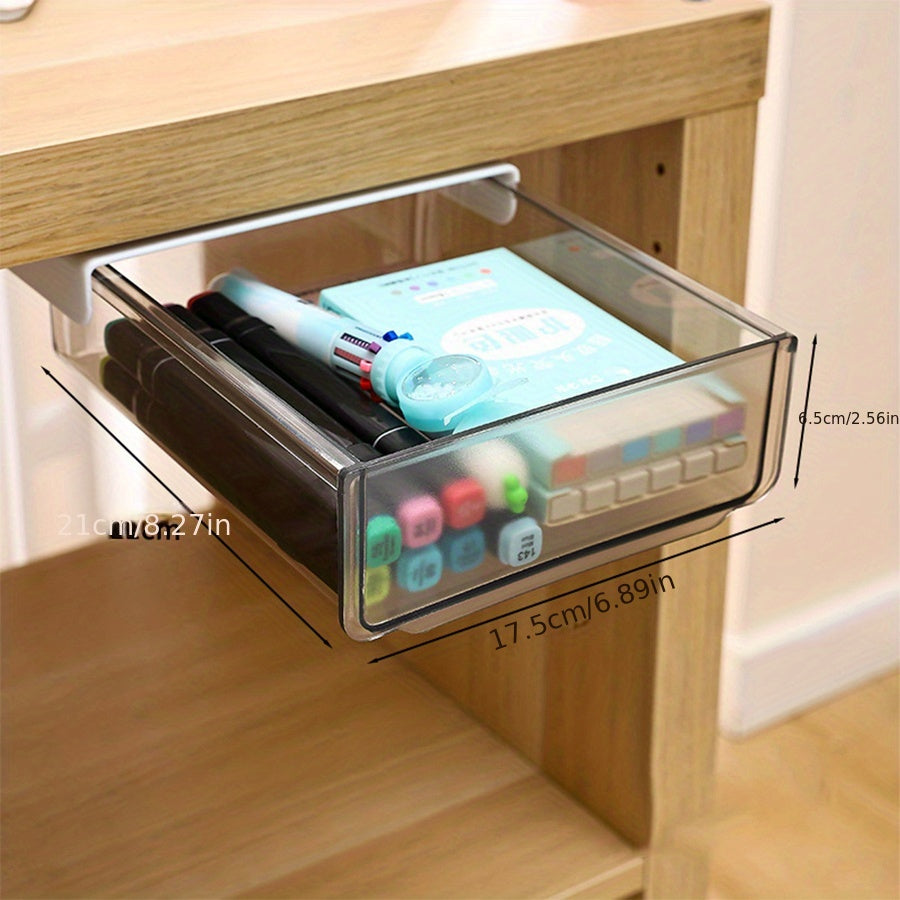 Under Table Drawer Storage Box Pack
