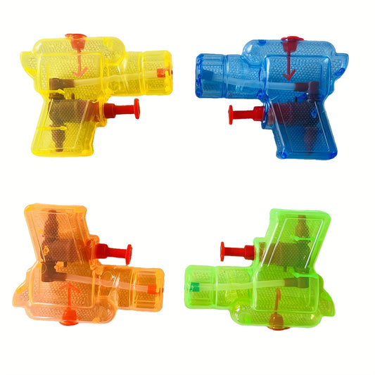 6pcs Mini Plastic Water Gun Toy Set for Outdoor Pool Party Game