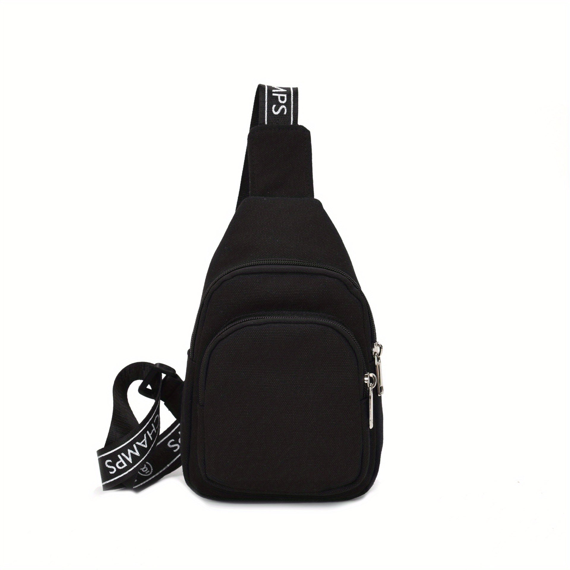 Kids Crossbody Bag With Letter Pattern Shoulder Strap