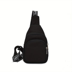 Kids Crossbody Bag With Letter Pattern Shoulder Strap