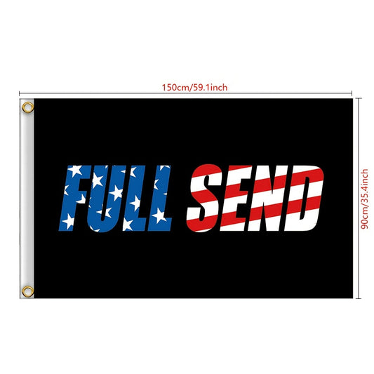 Full Send Flag for Home College Dorms & Bedrooms