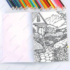 HUGGE & HUE Drawing Coloring Book for Adults