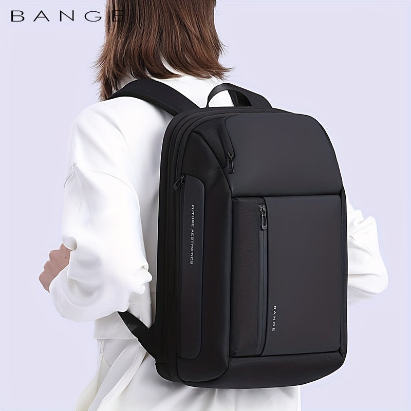 BANGE Business Travel Backpack USB Charging Waterproof Commuter Backpack