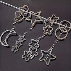 Rhinestone Hair Clip Bobby Pin Side Clip Non Slip Bangs Clip