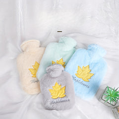 Leaf Style Hot Water Bag Hand Warmer for Indoor Outdoor Camping Travel Winter