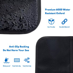 2 Pack Large Car Seat Protectors for Kids with Storage Bag