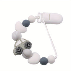 Anti Drop Pacifier Clip and Teether Set