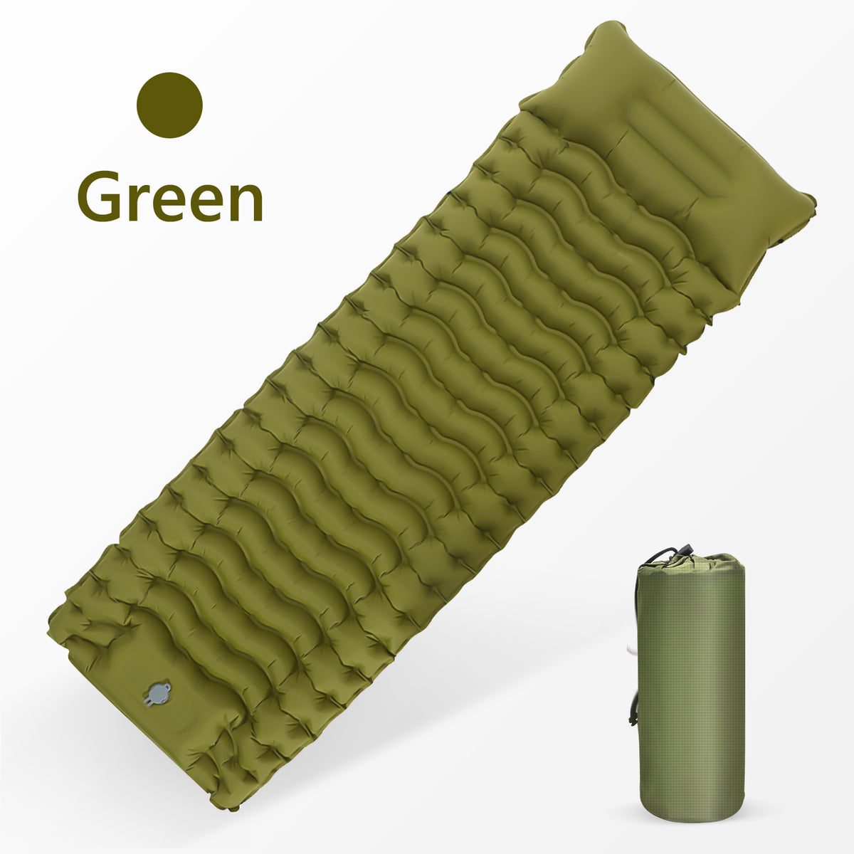 Ultralight Inflatable Sleeping Pad with Pillow & Pump