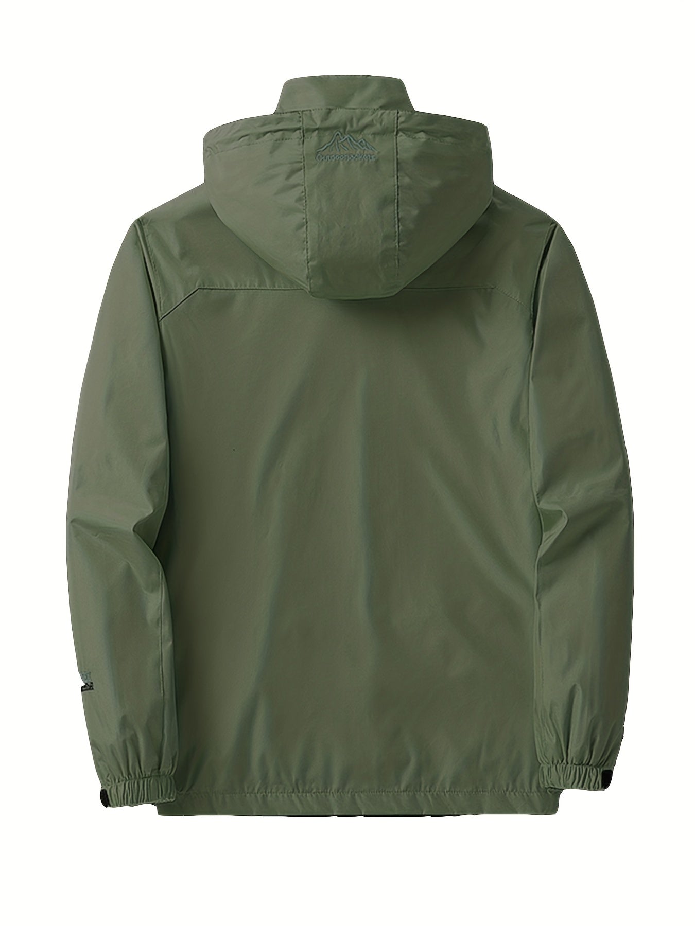 Men's Casual Zip Up Windbreaker Jacket For Outdoor Activities