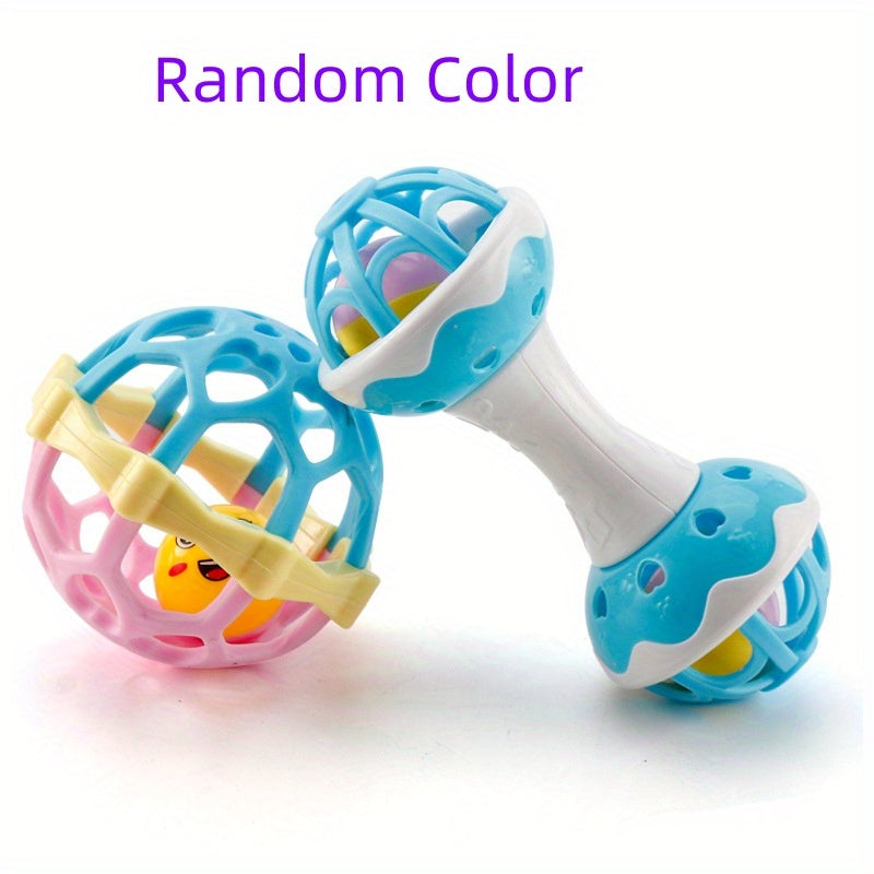 Baby Educational Toys Handgrap Ringing Bell Soft Rubber Hand Grab Ball Set