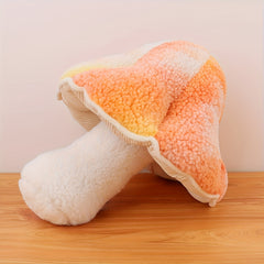 Whimsical Mushroom Pillow 6in Stuffed Plush Sofa Cushion Gradient Home Decor