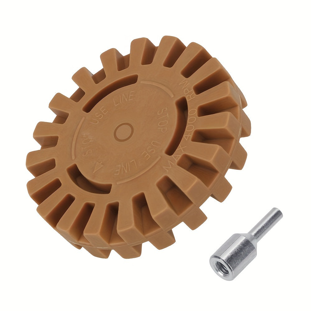 Rubber Eraser Wheel Car Repair Paint Tool Glue Sticker Decal Remover