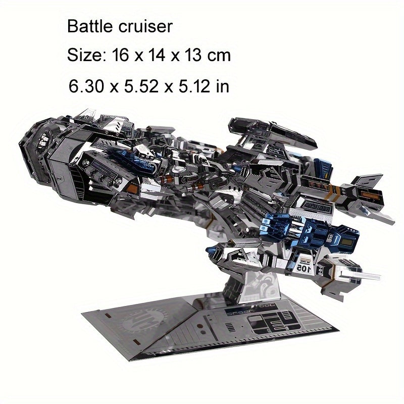 3D Metal Puzzle Model DIY Star Destroyer Assembly Toy