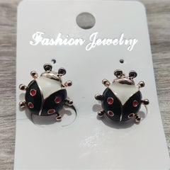 Ladybug Stud Earrings Animal Jewelry Personality Gift