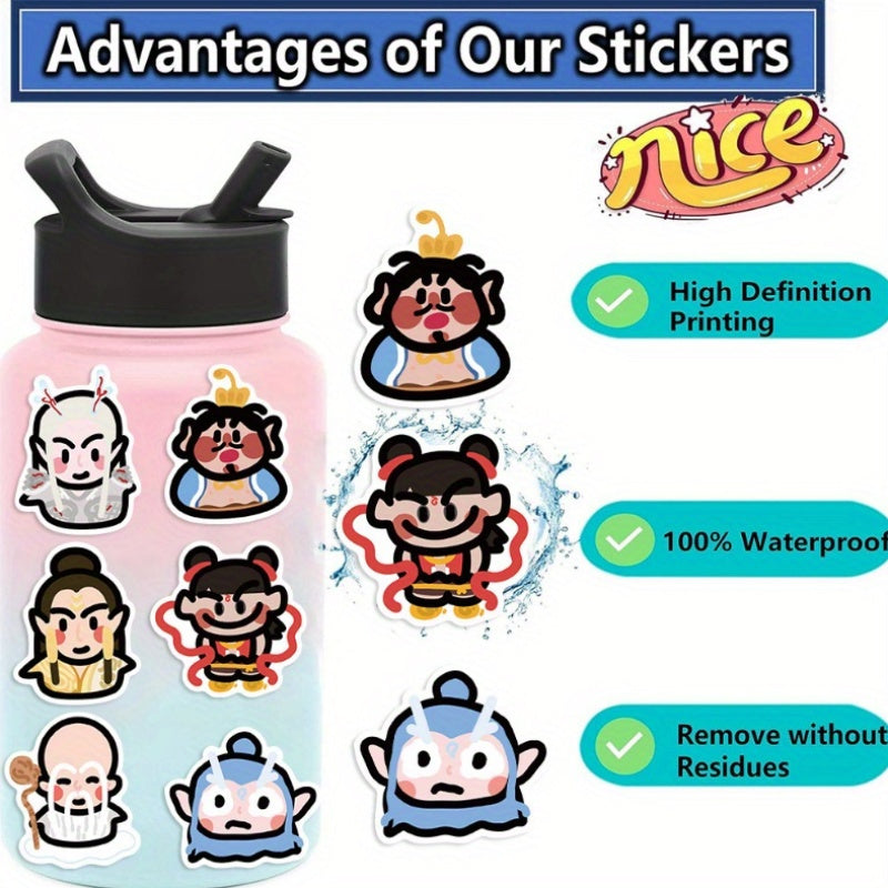 Nezha Series Graffiti Stickers - Waterproof DIY Stickers