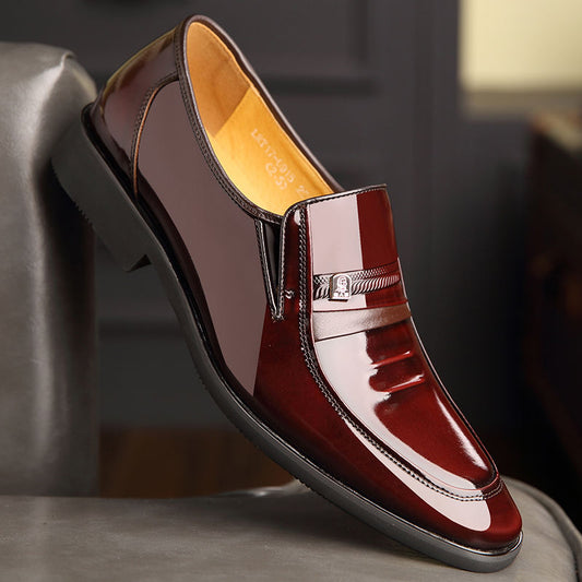 LAORENTOU Men's Pointed Toe Dress Shoes for Wedding