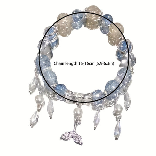Mermaid Bracelet Small Beads Sweet Temperament Niche Hand Decoration