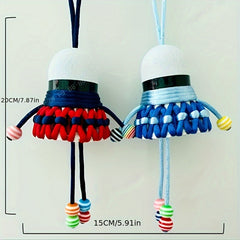 Badminton Pendant Sports Backpack Accessory 1pc