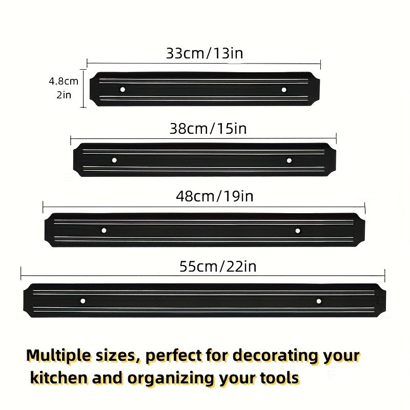 Magnetic Kitchen Knives Storage Strip Wall Mounted Organizer