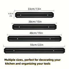 Magnetic Kitchen Knives Storage Strip Wall Mounted Organizer